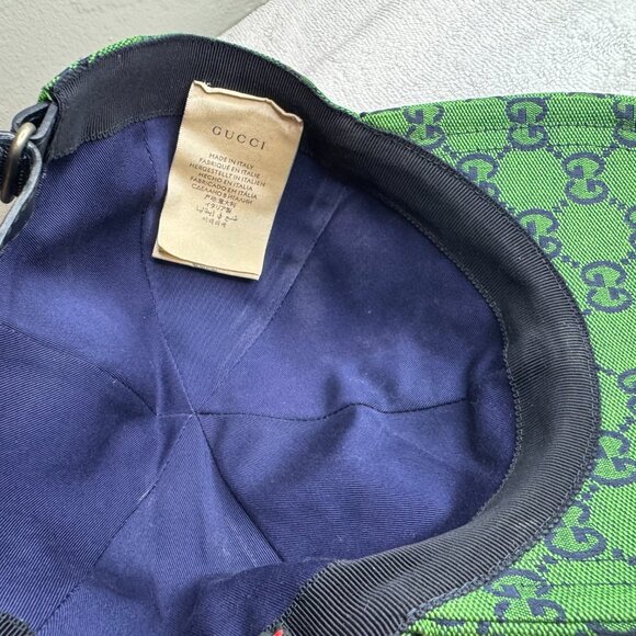 GucciMen's Green GG Multicolour Canvas - Picture 6 of 14